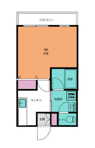 アルファー中島の間取り