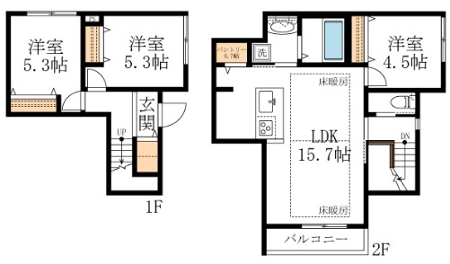 コンフォート田園調布の間取り