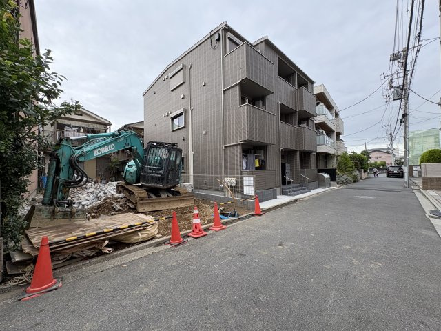 中原区木月二丁目・土地の前面道路含む現地写真