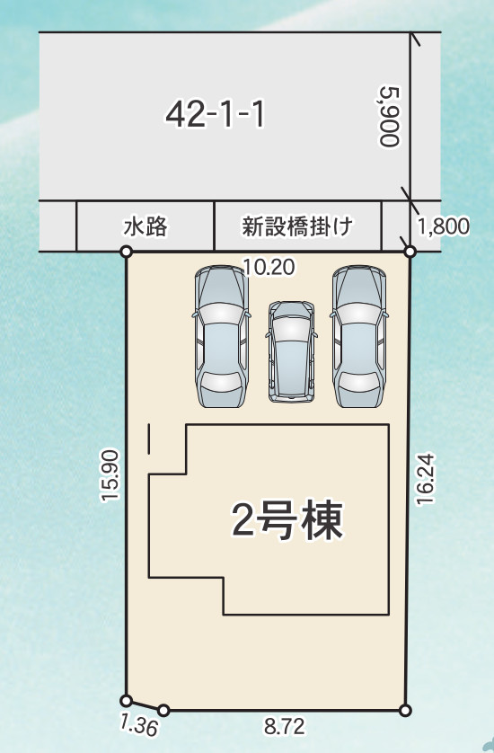 高崎石原町の区画図