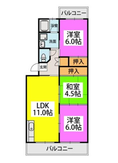 【間取り】 | ビューラー８８