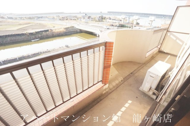 藤ビル佐貫マンションのバルコニー