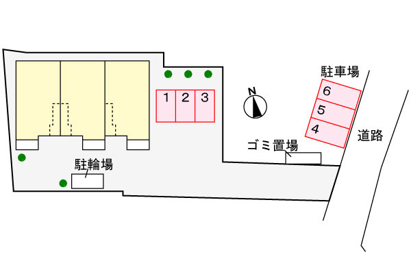 セゾンフルールの区画図