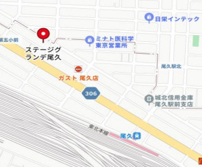 ステージグランデ尾久の地図