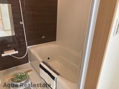 オール電化デザイナーズハウス高松市新田町建売④の浴室|お風呂で日々の疲れを落としましょう