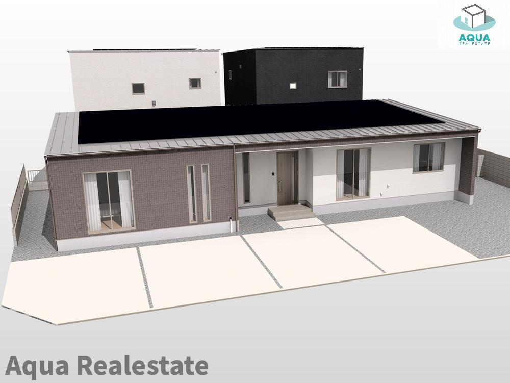 オール電化デザイナーズハウス高松市新田町建売④の外観|外観です