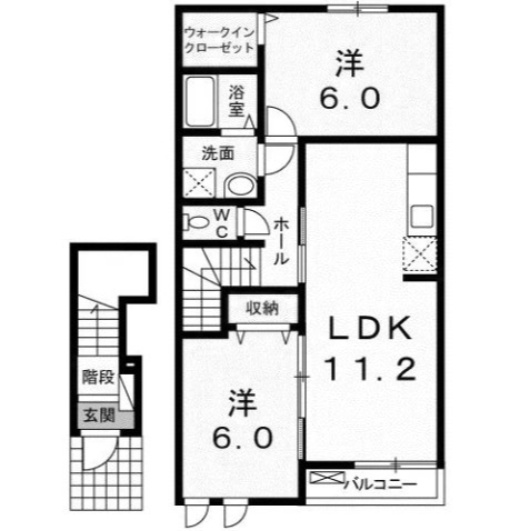 【間取り】 | メゾン　ラフレ