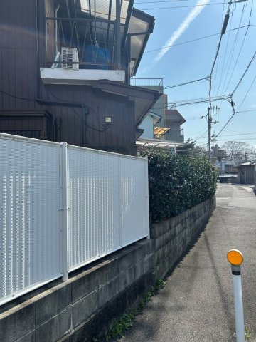 小栗2丁目の前面道路含む現地写真