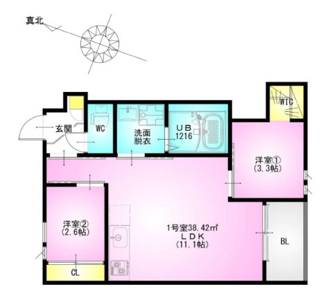 【間取り】 | REGALEST KB土呂駅前