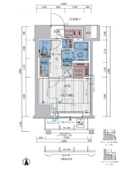 ＥＳＴＥＭ　ＣＯＵＲＴ　ＫＡＭＥＩＤＯ　ＴＯＫＹＯ　ＥＡＳＴの間取り