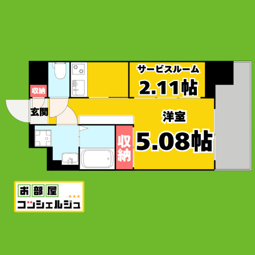 エステシア上前津の間取り
