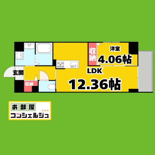 GRANDUKE東桜の間取り
