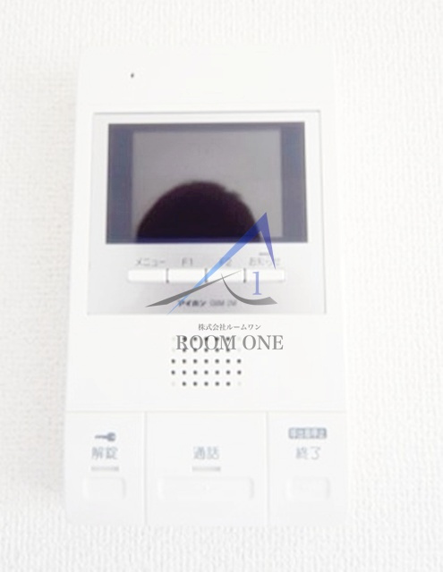 セレーナ神之木町のセキュリティ|モニター付きインターホンです。