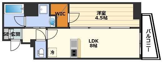 THE HUB MIYAKOJIMAの間取り