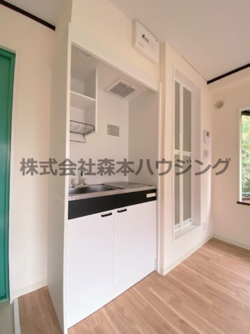 【キッチン】 | 　ハマンション枚方元町 | コンパクトなキッチンで掃除もラクラク