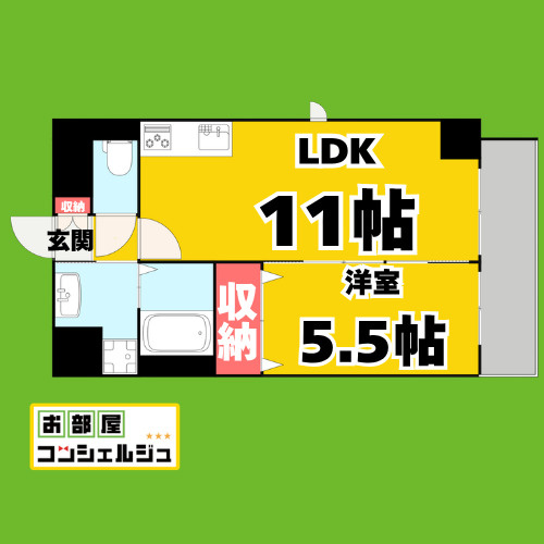 パークレジデンス名駅北の間取り