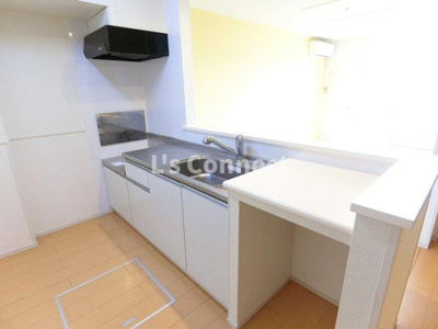 【キッチン】 | モントレゾール | ２口ガスコンロ設置可能な対面キッチンです。