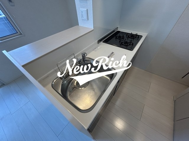 前橋市北代田町のアパートのキッチン