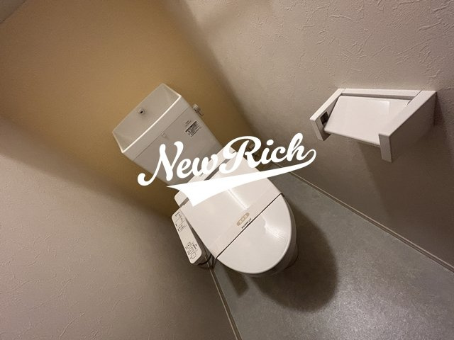 前橋市北代田町のアパートのトイレ