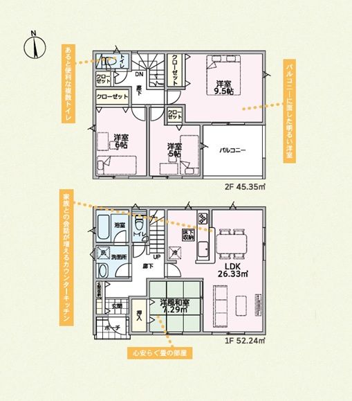 新築　太田市新田大根町第2　1号棟　Cradle Garden