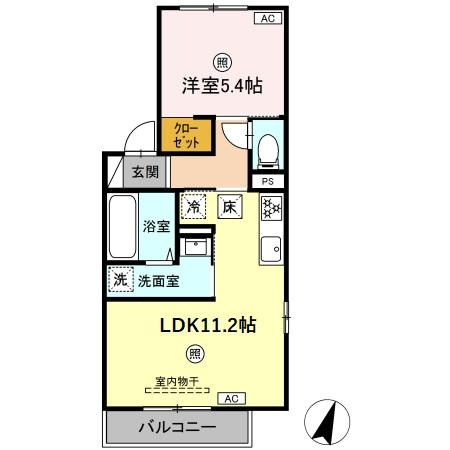 LUSSOⅣ A棟の間取り|使い勝手の良い間取りです♪