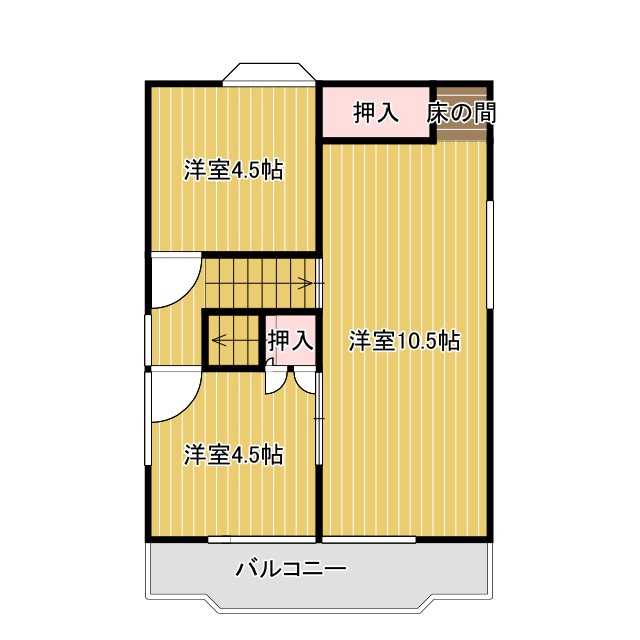 尼崎市大庄北１丁目9-9の間取り|１０．５畳へ改装