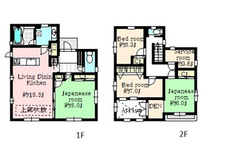 【間取り】 | 千葉市緑区おゆみ野南4丁目　中古戸建 | フルリフォーム済みの4SLDKの間取り
