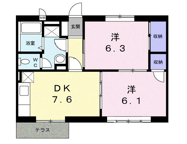 【間取り】 | Ｎ・Ｓ・Ｋ　１号館