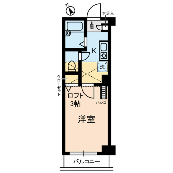 【間取り】 | エル市ヶ谷
