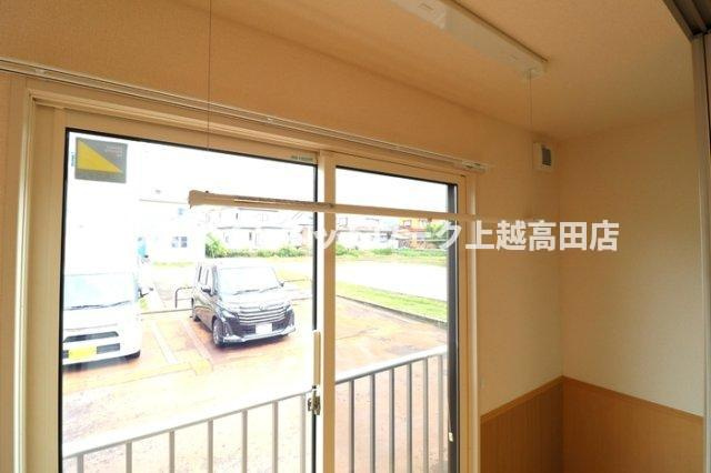 ハイツミナミの展望|室内物干し