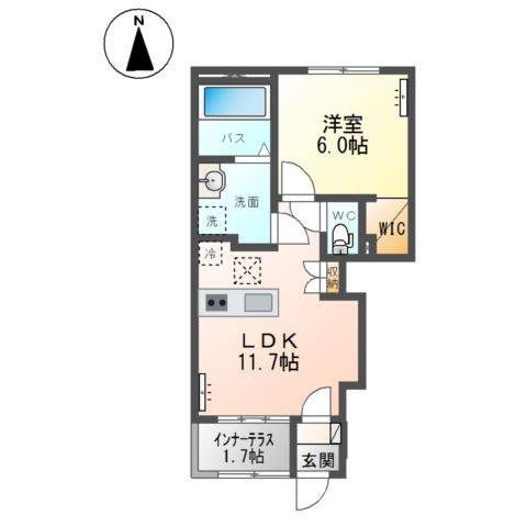 保原町新築アパートの間取り