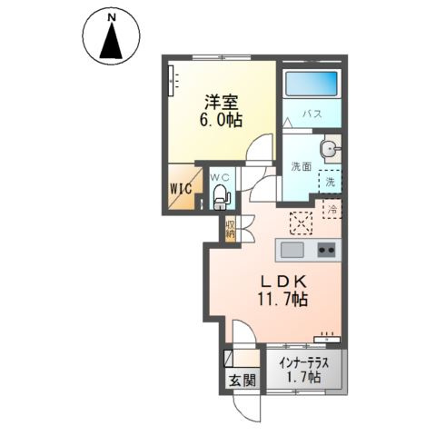 保原町新築アパートの間取り