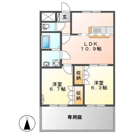 【間取り】 | アイル・プティ