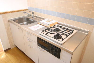 2口ガスコンロ付キッチン