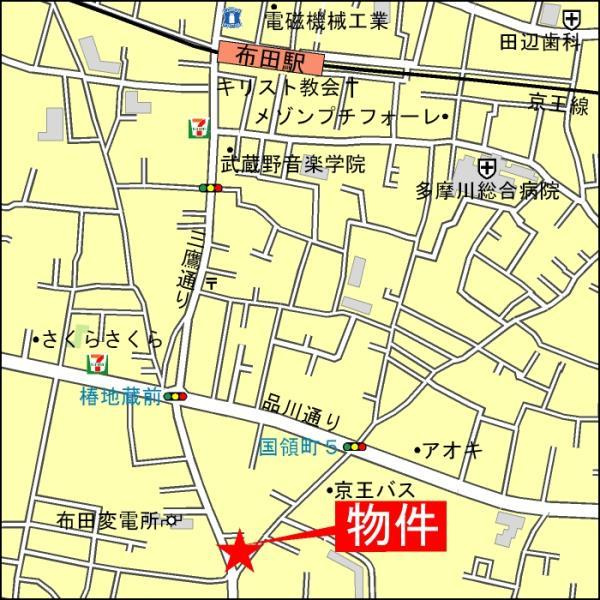 カーサグリーンプラザの地図