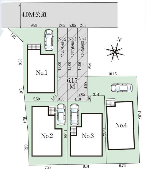 中央区千代田７丁目新築戸建て　17期1号棟の区画図|区画図「中央区千代田7丁目新築戸建て」