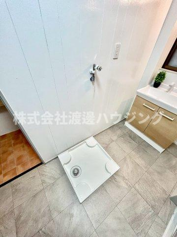 加島3丁目テラスハウスの設備|室内洗濯パン