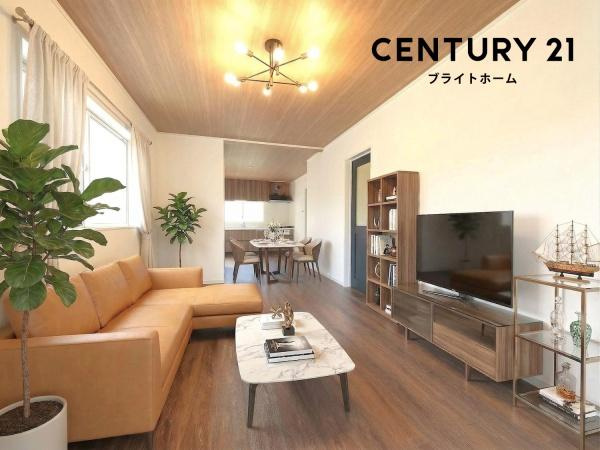 横浜市金沢区瀬戸の中古一戸建の居間・リビング|本画像はAIがCGで家具作成しており、実際の現地に家具は設置されておりません。また、販売価格に家具等は含まれておりません。