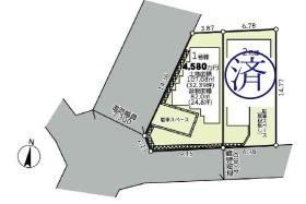 横浜市旭区白根６丁目の新築一戸建の区画図|最終１棟の販売です。
是非お問い合わせください！