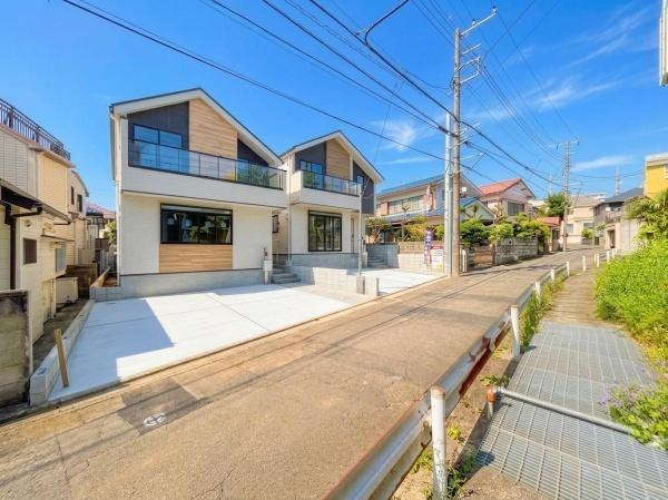 横浜市保土ケ谷区上星川２丁目の新築一戸建の外観：施工例|同じ施工会社が建築した施工例です。