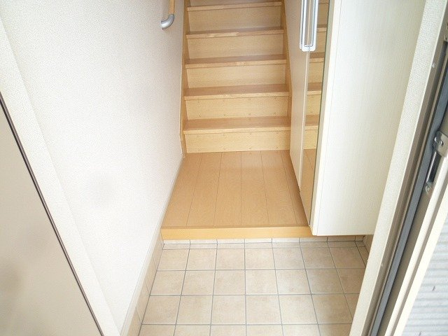 クロッシングⅡＡの玄関|落ち着いた玄関です