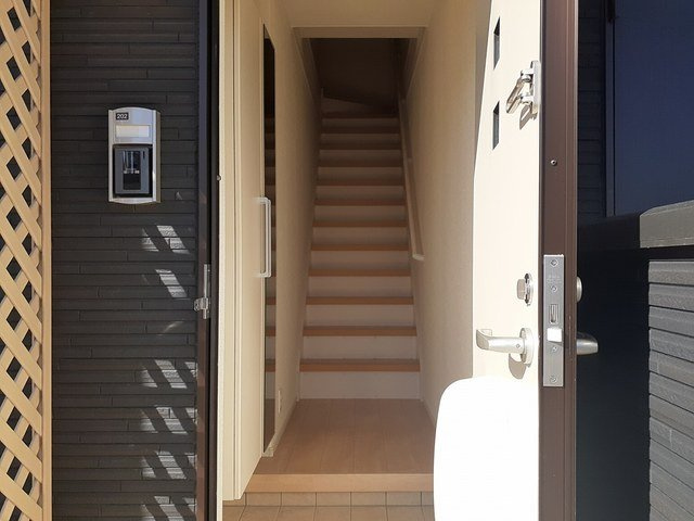 ヴィラージュ　アンジェリークⅢの玄関|シンプルで使いやすい玄関です