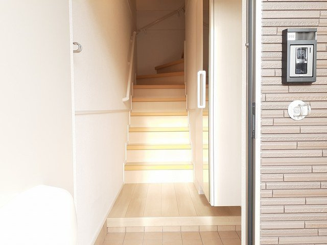 ミラノⅤ　Ｂの玄関|収納もある玄関です