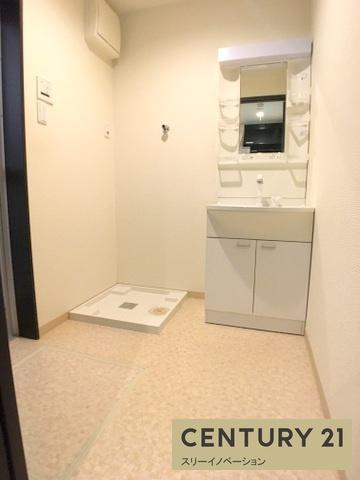大阪市此花区伝法４丁目の賃貸マンションの洗面所