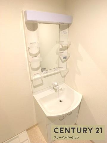大阪市此花区伝法４丁目の賃貸マンションの洗面所