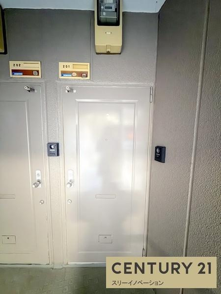 中善大正ハイツの玄関|★ドアポスト付き★