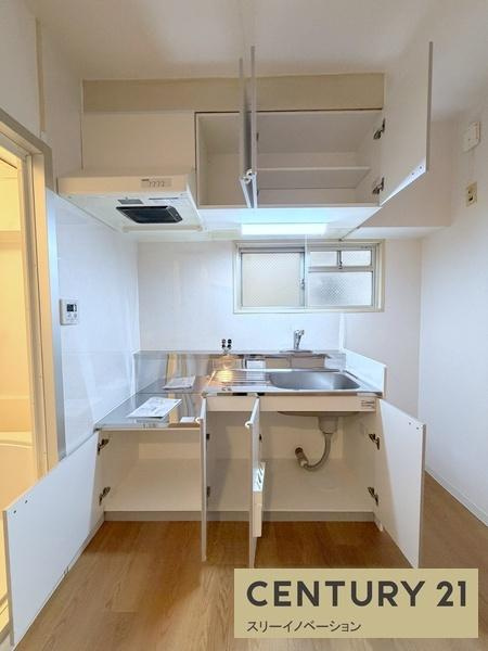 中善大正ハイツのキッチン|★収納力のあるキッチン★