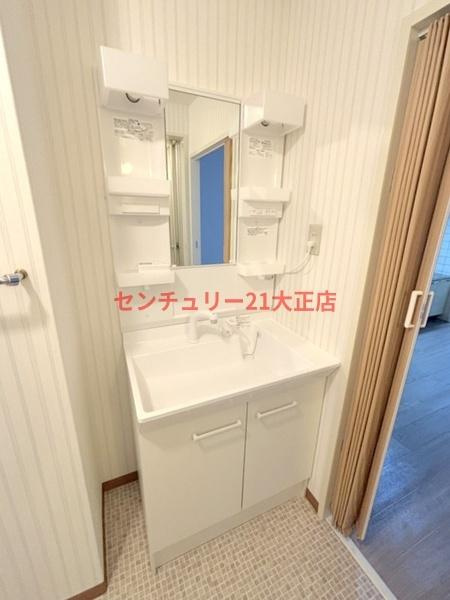 平和マンションの洗面所|★嬉しい独立洗面台★