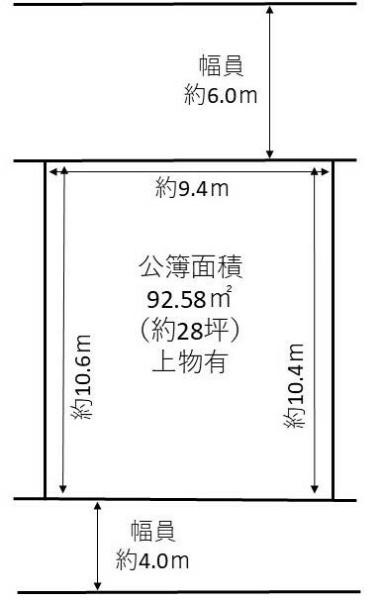和歌山市杭ノ瀬　土地の土地図