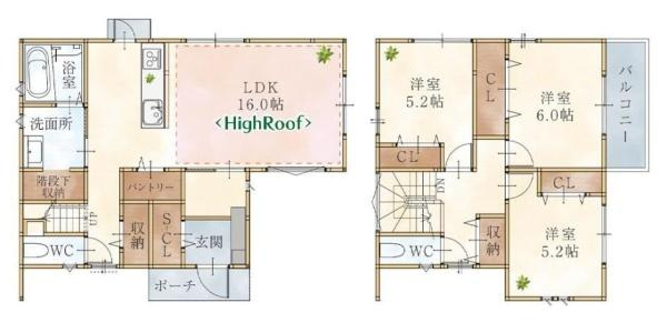 和歌山市満屋2-2-12号　新築戸建
